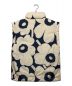 marimekko (マリメッコ) ダウンベスト ベージュ×ネイビー サイズ:S：17800円