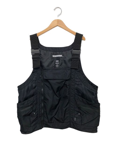 NEIGHBORHOOD（ネイバーフッド）NEIGHBORHOOD (ネイバーフッド) TOOL POCKET/N-VEST ブラック サイズ:Lの古着・服飾アイテム