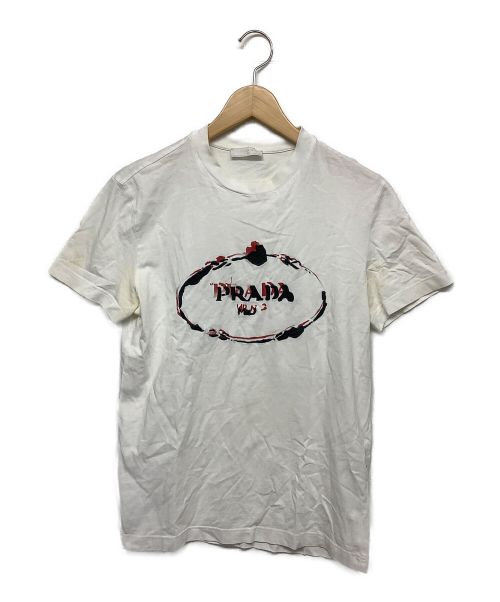 PRADA（プラダ）PRADA (プラダ) Tシャツ ホワイト サイズ:Mの古着・服飾アイテム