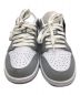 NIKE (ナイキ) WMNS Air Jordan 1 Low ホワイト×グレー サイズ:24cm：15800円