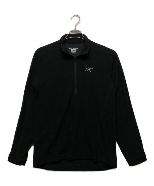 ARC'TERYX（アークテリクス）ARC'TERYX (アークテリクス) ハーフジップスウェット ブラック サイズ:Sの古着・服飾アイテム