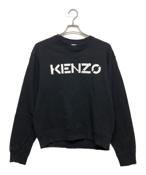 KENZO（ケンゾー）KENZO (ケンゾー) ロゴスウェット ブラック サイズ:Mの古着・服飾アイテム