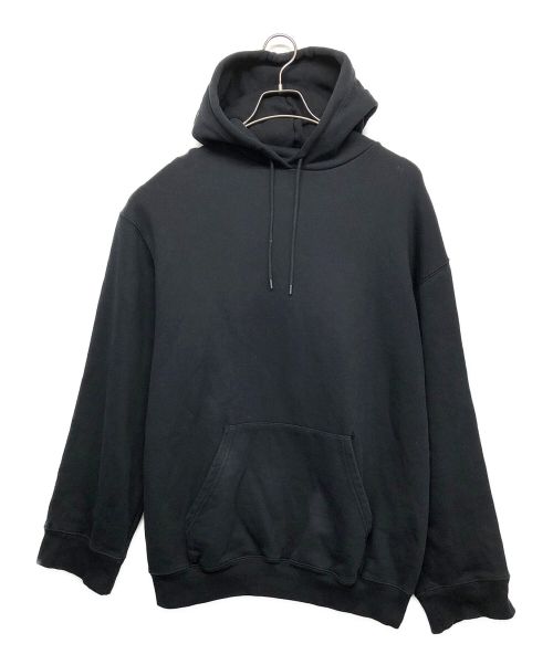 BALENCIAGA（バレンシアガ）BALENCIAGA (バレンシアガ) フードロゴプリント プルオーバーパーカー ブラック サイズ:XSの古着・服飾アイテム