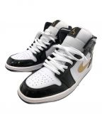 NIKEナイキ）の古着「Air Jordan 1 Mid SE」｜ブラック×ホワイト