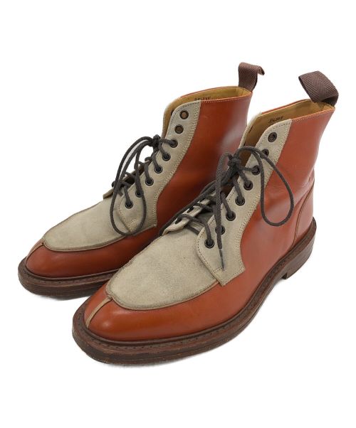 Tricker's（トリッカーズ）Tricker's (トリッカーズ) カラーコンビブーツ ブラウン サイズ:26.5cmの古着・服飾アイテム