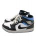 NIKE (ナイキ) AIR JORDAN 1 MID ホワイト×ブルー サイズ:28cm：9800円