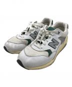 NEW BALANCEニューバランス）の古着「スニーカー」｜ホワイト×グリーン