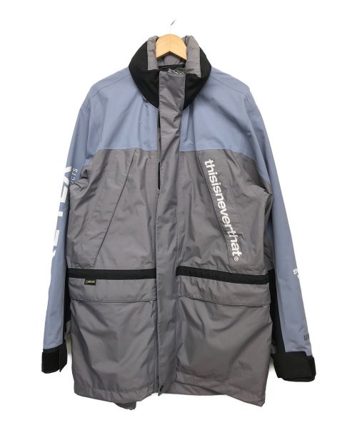 thisisneverthat（ディスイズネバーザット）thisisneverthat (ディスイズネバーザット) Gore-tex City Peak Jacket スカイブルー×グレー サイズ:Lの古着・服飾アイテム