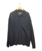 LiNoHリノー）の古着「MESH KNIT SHIRT JACKET」｜ブラック