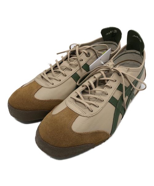 Onitsuka Tiger（オニツカタイガー）Onitsuka Tiger (オニツカタイガー) スニーカー ベージュ×グリーン サイズ:26.5cmの古着・服飾アイテム