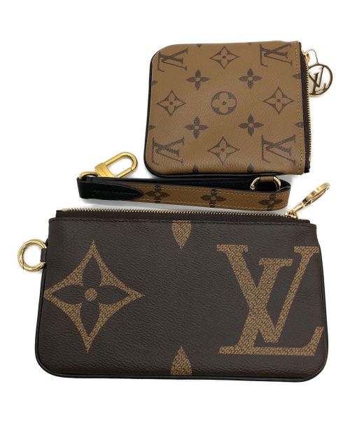 LOUIS VUITTON（ルイ ヴィトン）LOUIS VUITTON (ルイ ヴィトン) ポーチ ブラウンの古着・服飾アイテム