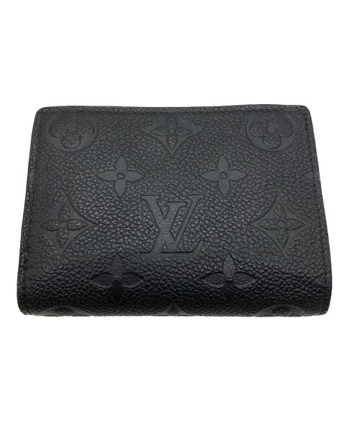 LOUIS VUITTON（ルイ ヴィトン）LOUIS VUITTON (ルイ ヴィトン) 2つ折り財布 ブラックの古着・服飾アイテム