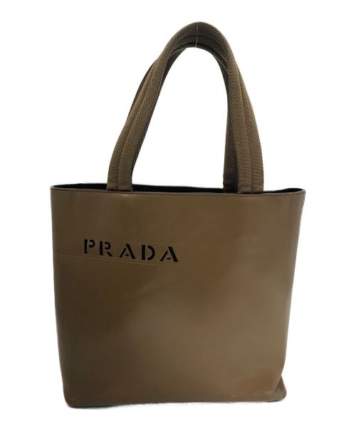 PRADA（プラダ）PRADA (プラダ) トートバッグ ブラウンの古着・服飾アイテム