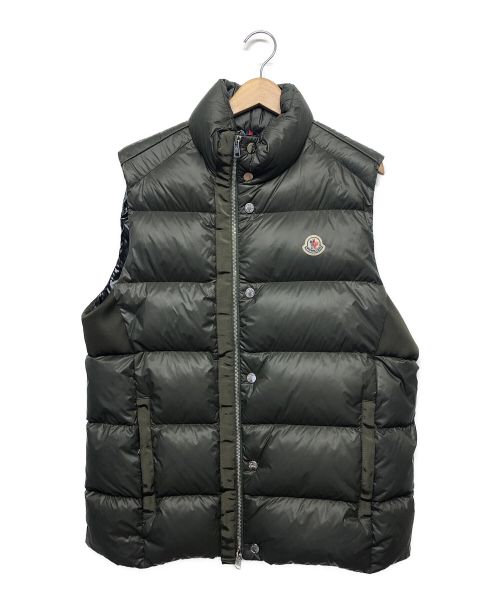 MONCLER（モンクレール）MONCLER (モンクレール) ダウンベスト カーキ サイズ:01の古着・服飾アイテム