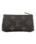 LOUIS VUITTON (ルイ ヴィトン) コインケース ブラウン：28000円