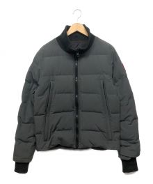 CANADA GOOSE（カナダグース）の古着「ウールフォードジャケット」｜グレー