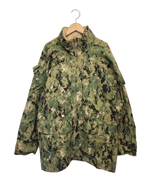 U'S NAVY（ユーエスネイビー）U'S NAVY (ユーエスネイビー) ジップジャケット グリーン サイズ:SMALL REGULARの古着・服飾アイテム