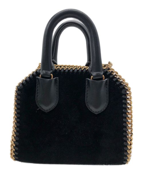 STELLA McCARTNEY（ステラマッカートニー）STELLA McCARTNEY (ステラマッカートニー) VELVET TINY HAND BAG ブラックの古着・服飾アイテム