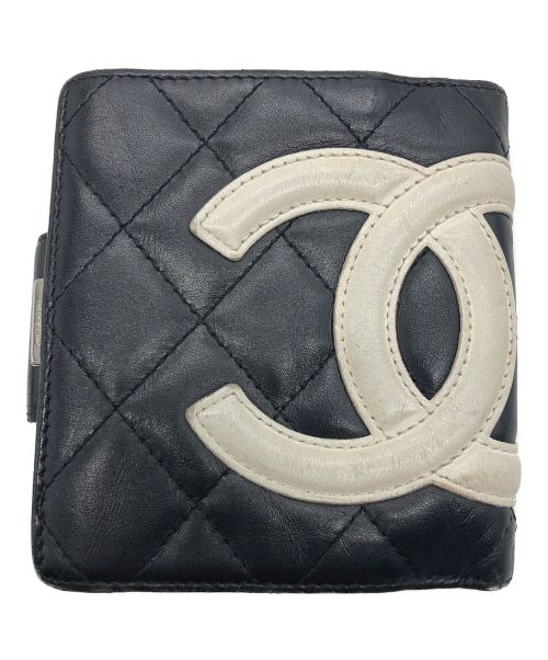 CHANEL（シャネル）CHANEL (シャネル) 2つ折り財布 ブラックの古着・服飾アイテム