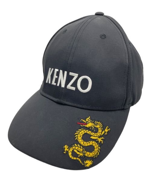 KENZO（ケンゾー）KENZO (ケンゾー) ナイロンキャップ ブラックの古着・服飾アイテム