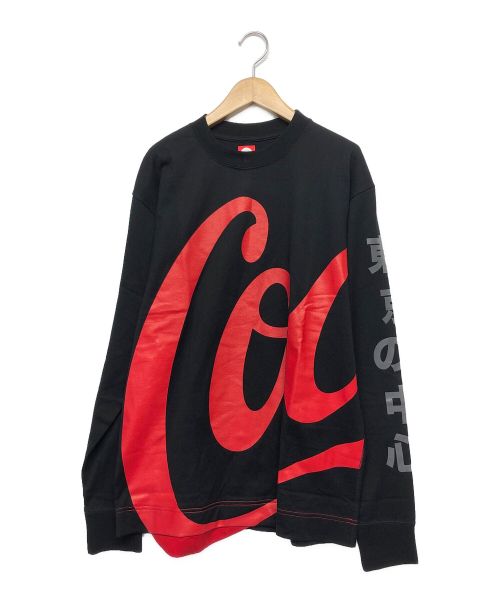 Coca Cola（コカコーラ）Coca Cola (コカコーラ) big dynamic ribbon tee ホワイト サイズ:Mの古着・服飾アイテム