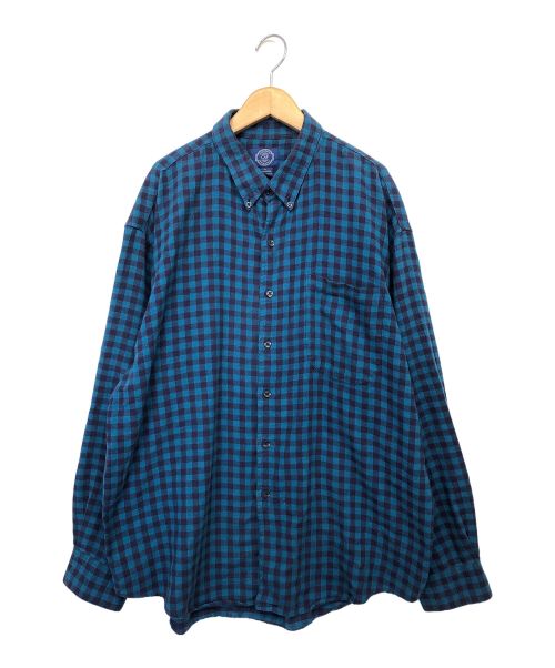 OLD GAP（オールドギャップ）OLD GAP (オールドギャップ) 長袖シャツ パープル×ブルー サイズ:XLの古着・服飾アイテム