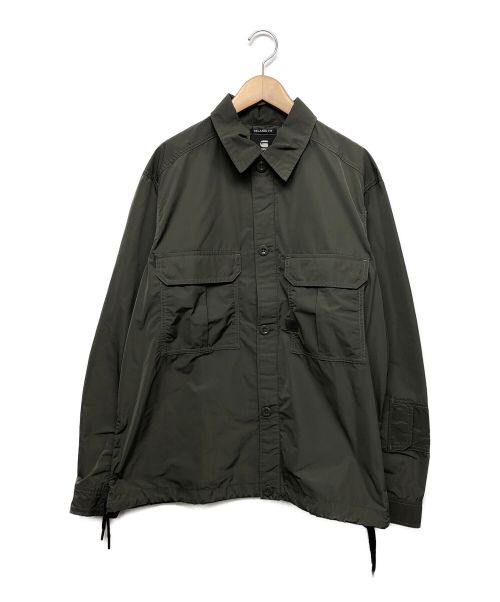 G-STAR RAW（ジースターロゥ）G-STAR RAW (ジースターロゥ) コーチジャケット 2 FLAP POCKET RELAXED OVERSHIRT オリーブ サイズ:Lの古着・服飾アイテム