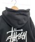 中古・古着 stussy (ステューシー) プルオーバーパーカー ブラック サイズ:L：7000円