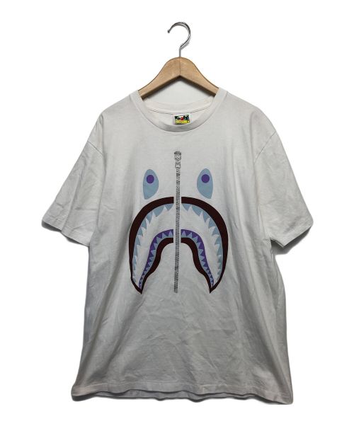 A BATHING APE（アベイシングエイプ）A BATHING APE (アベイシングエイプ) 半袖Tシャツ ホワイト サイズ:Lの古着・服飾アイテム