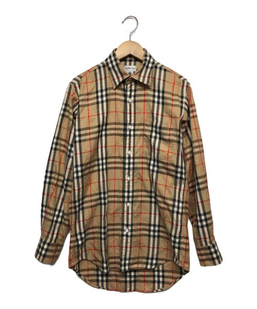 Burberry's（バーバリーズ）Burberry's (バーバリーズ) 長袖シャツ ブラウン サイズ:Sの古着・服飾アイテム