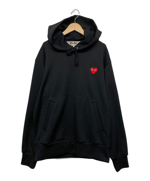 PLAY COMME des GARCONS（プレイ コムデギャルソン）PLAY COMME des GARCONS (プレイ コムデギャルソン) パーカー ブラック サイズ:Lの古着・服飾アイテム