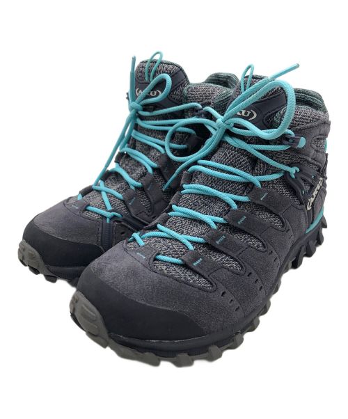 AKU（アク）AKU (アク) アルテラライト ミッド GTX W's ALTERRA LITE MID GTX W's 714ISG 274 Anthracite-Light Blue ネイビー×ブルー サイズ:22cmの古着・服飾アイテム