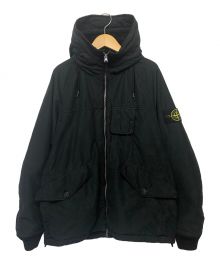 STONE ISLAND（ストーンアイランド）の古着「ガーメントダイ フリースライナー フーデッドジャケット」｜ブラック