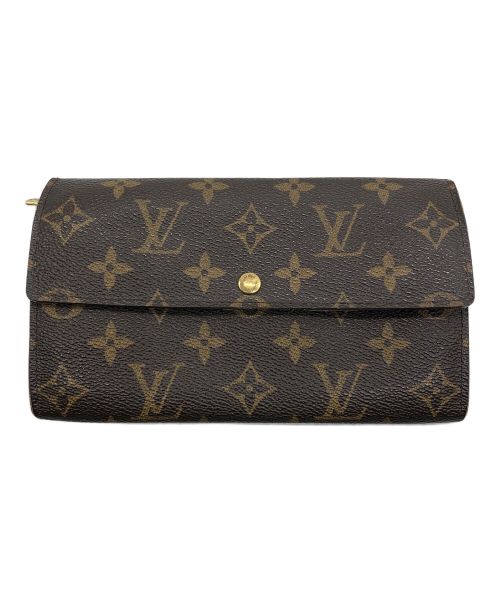 LOUIS VUITTON（ルイ ヴィトン）LOUIS VUITTON (ルイ ヴィトン) 長財布 ブラウンの古着・服飾アイテム