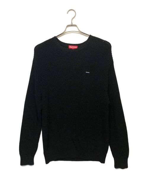 SUPREME（シュプリーム）SUPREME (シュプリーム) OPEN KNIT SMALL SWEATER ブラック サイズ:Lの古着・服飾アイテム