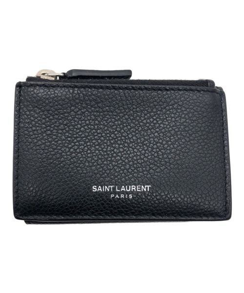 Yves Saint Laurent（イヴサンローラン）Yves Saint Laurent (イヴサンローラン) 3つ折り財布 ブラックの古着・服飾アイテム