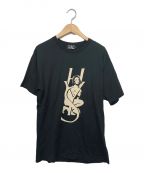 Hysteric Glamourヒステリックグラマー）の古着「Tシャツ」｜ブラック