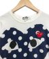 PLAY COMME des GARCONS (プレイ コムデギャルソン) Tシャツ ホワイト サイズ:L：2980円