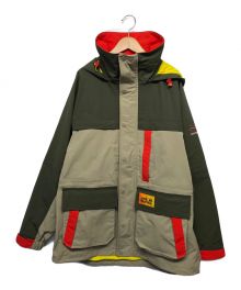 Jack Wolfskin（ジャック ウルフスキン）の古着「マウンテンパーカー」｜カーキ×ベージュ