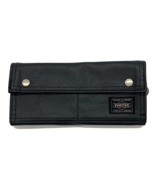 PORTER（ポーター）PORTER (ポーター) LONG WALLET ブラックの古着・服飾アイテム