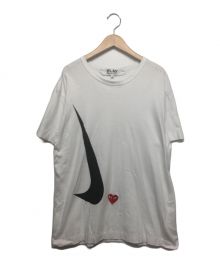 PLAY COMME des GARCONS×NIKE（プレイ コムデギャルソン×ナイキ）の古着「半袖カットソー」｜ホワイト