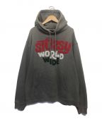 stussyステューシー）の古着「パーカー」｜グレー