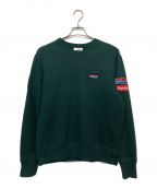 SUPREME×FOX RACINGシュプリーム×フォックスレーシング）の古着「クルーネックスウェット」｜グリーン