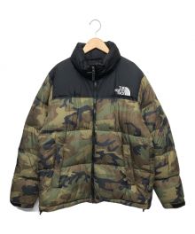 THE NORTH FACE（ザ ノース フェイス）の古着「ノベルティーヌプシダウンジャケット」｜グリーン×ブラック