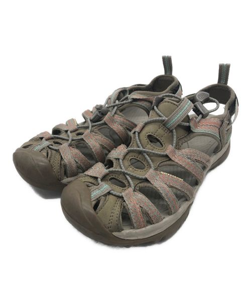 KEEN（キーン）KEEN (キーン) ASTORIA WEST SANDAL グレー×ピンク サイズ:23.5cmの古着・服飾アイテム