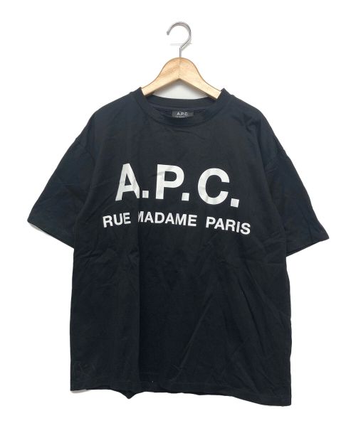 A.P.C.（アーペーセー）A.P.C. (アーペーセー) 半袖Tシャツ ブラック サイズ:Lの古着・服飾アイテム