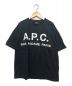 A.P.C.（アーペーセー）の古着「半袖Tシャツ」｜ブラック