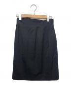 Christian Diorクリスチャン ディオール）の古着「フロントボタンスカート」｜ブラック