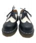 Dr.Martens (ドクターマーチン) ウィングチップブーツ ホワイト×ブラック サイズ:24cm：9000円