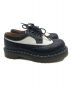 中古・古着 Dr.Martens (ドクターマーチン) ウィングチップブーツ ホワイト×ブラック サイズ:24cm：9000円